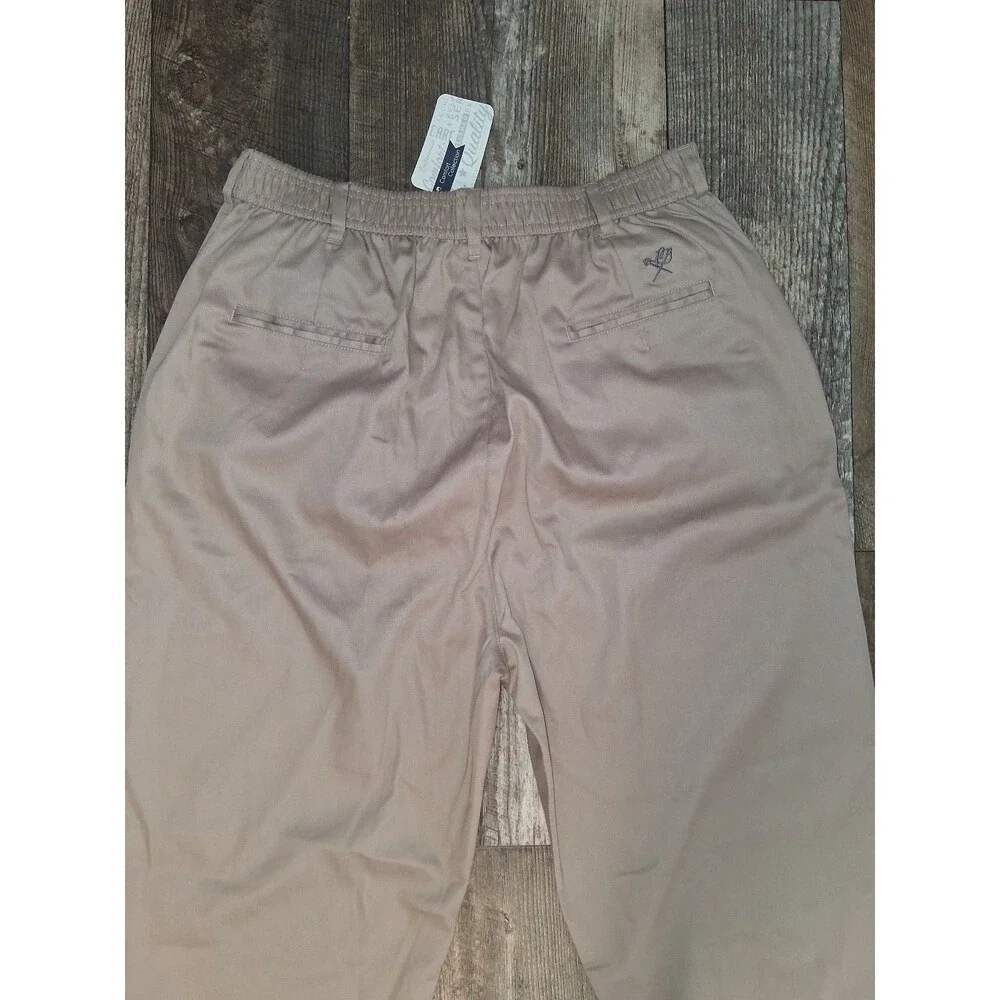 NEW! Men's Pembrook Neutral Khaki Casual Pants XL Business Golf Preppy Casual